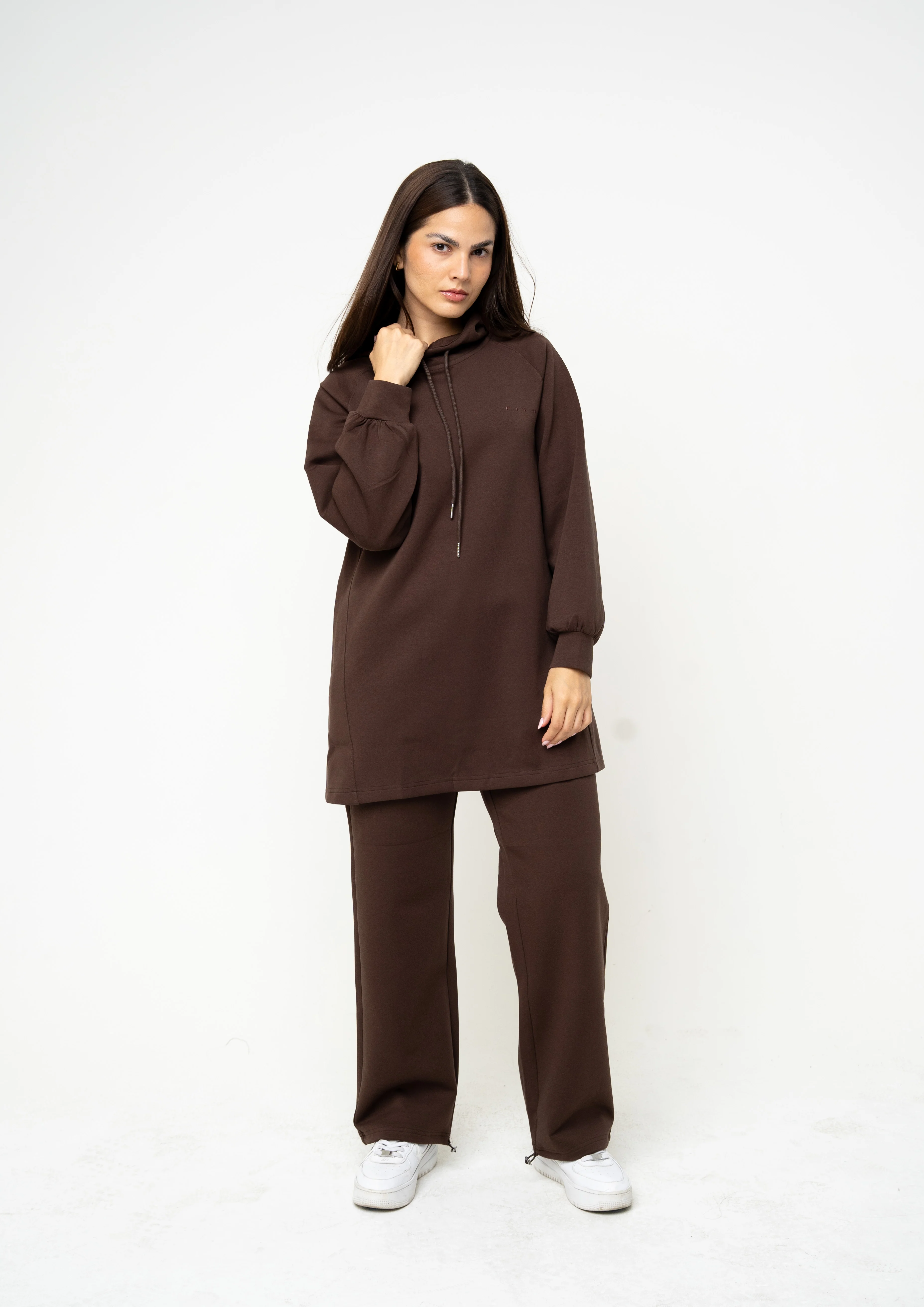 Brown Relaxed Hoodie - REST DAY CAPSULE - Image 5