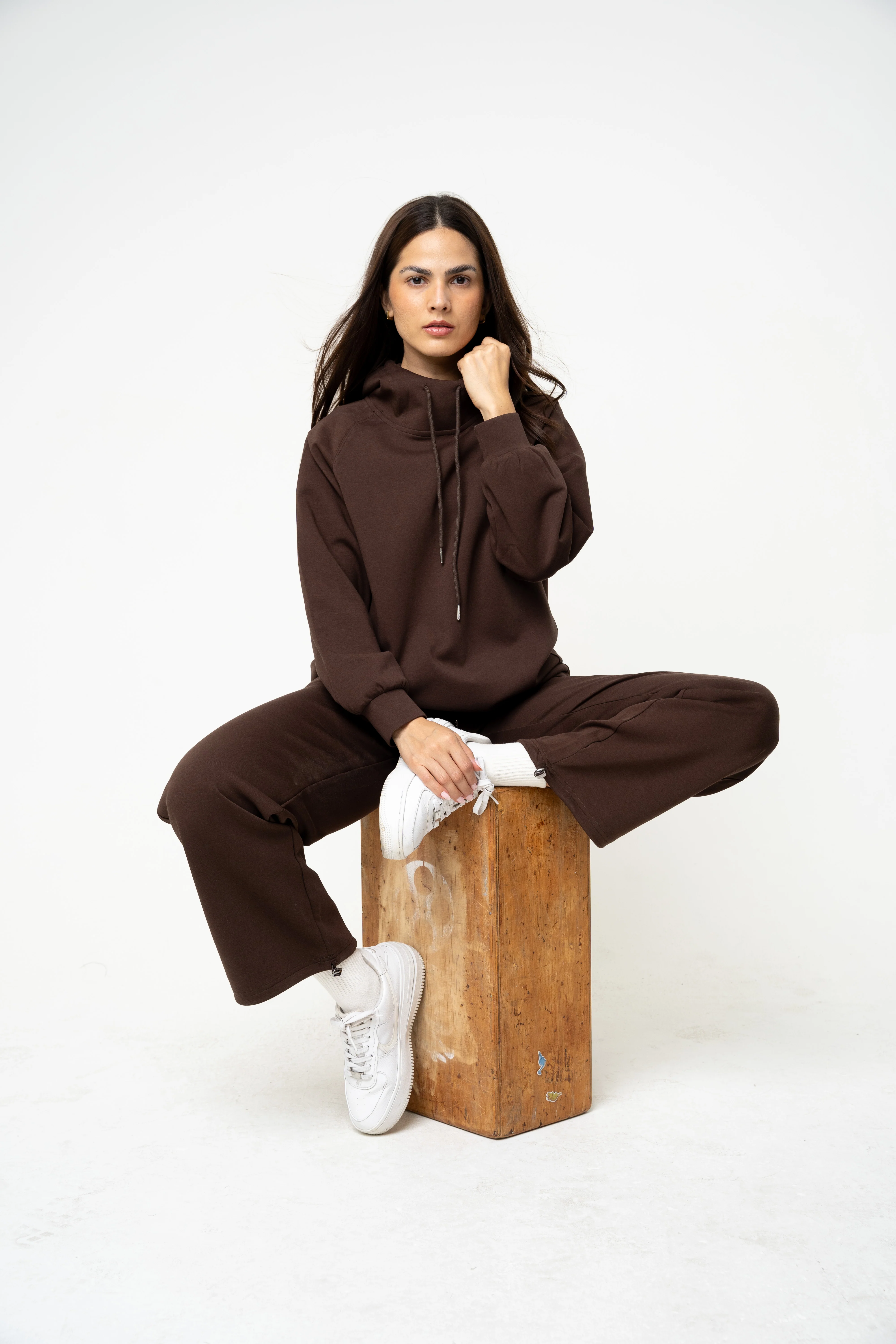 Brown Relaxed Hoodie - REST DAY CAPSULE - Image 6