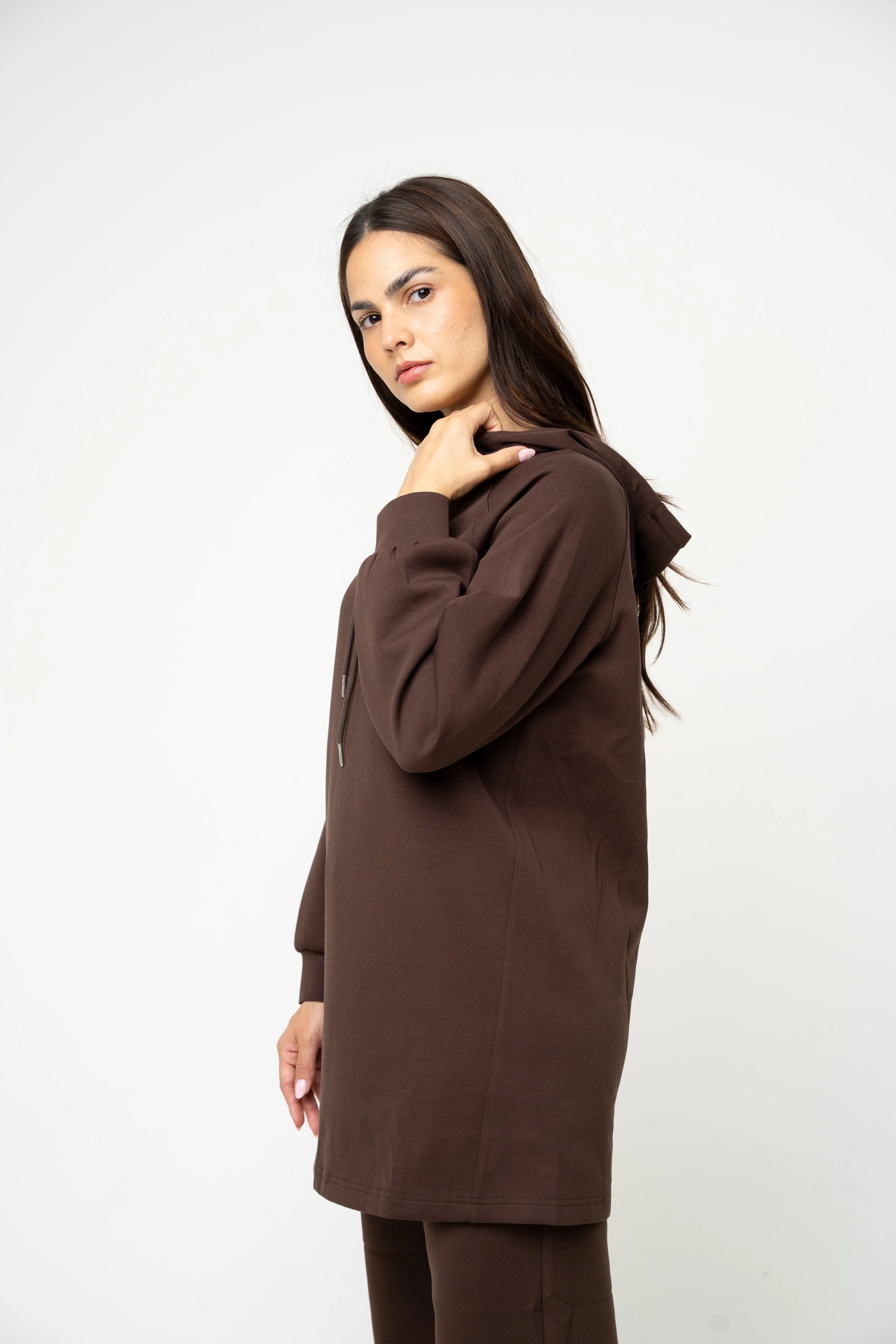 Brown Relaxed Hoodie - REST DAY CAPSULE - Image 8
