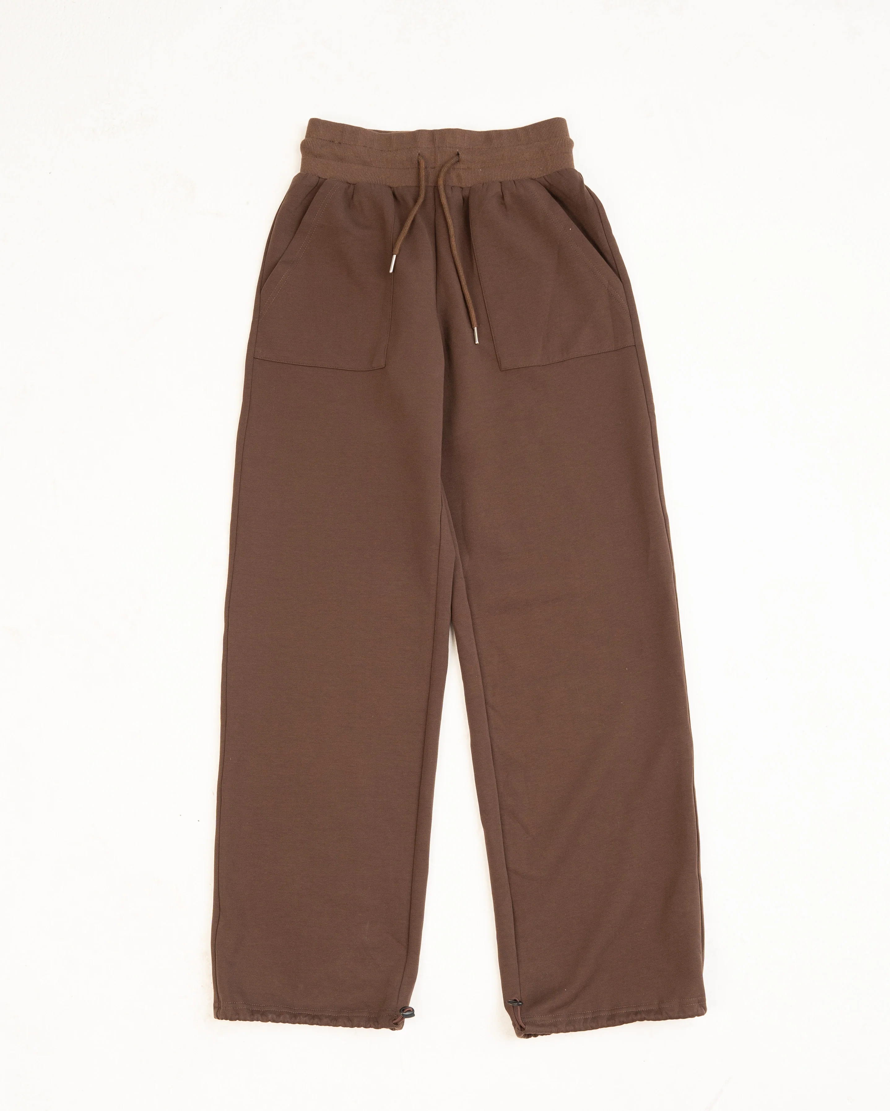 Brown High-Rise Relaxed Jogger Pants - REST DAY CAPSULE - Image 7