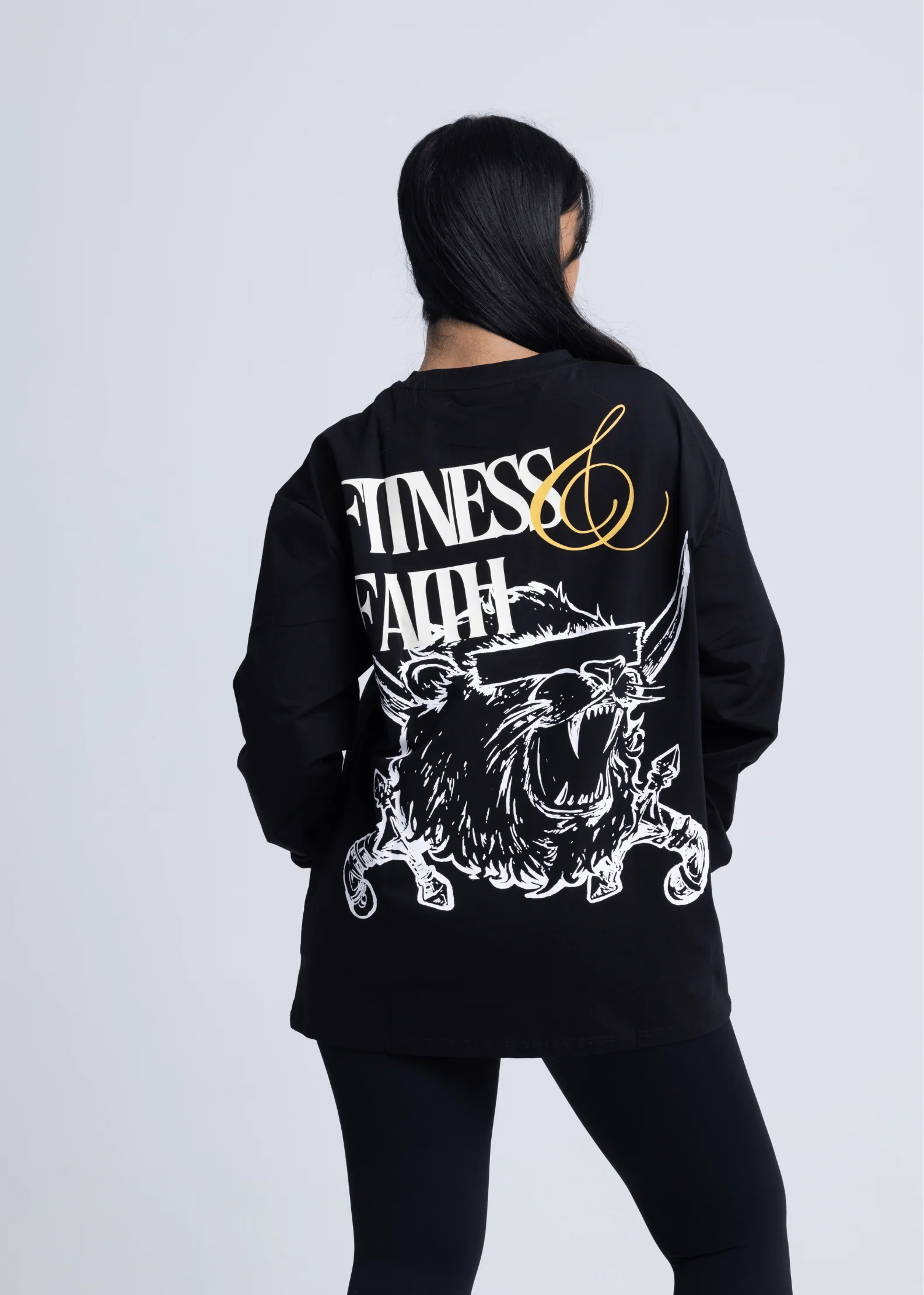 LION HEARTED - Workout Pump-Cover Long Sleeve - Image 4